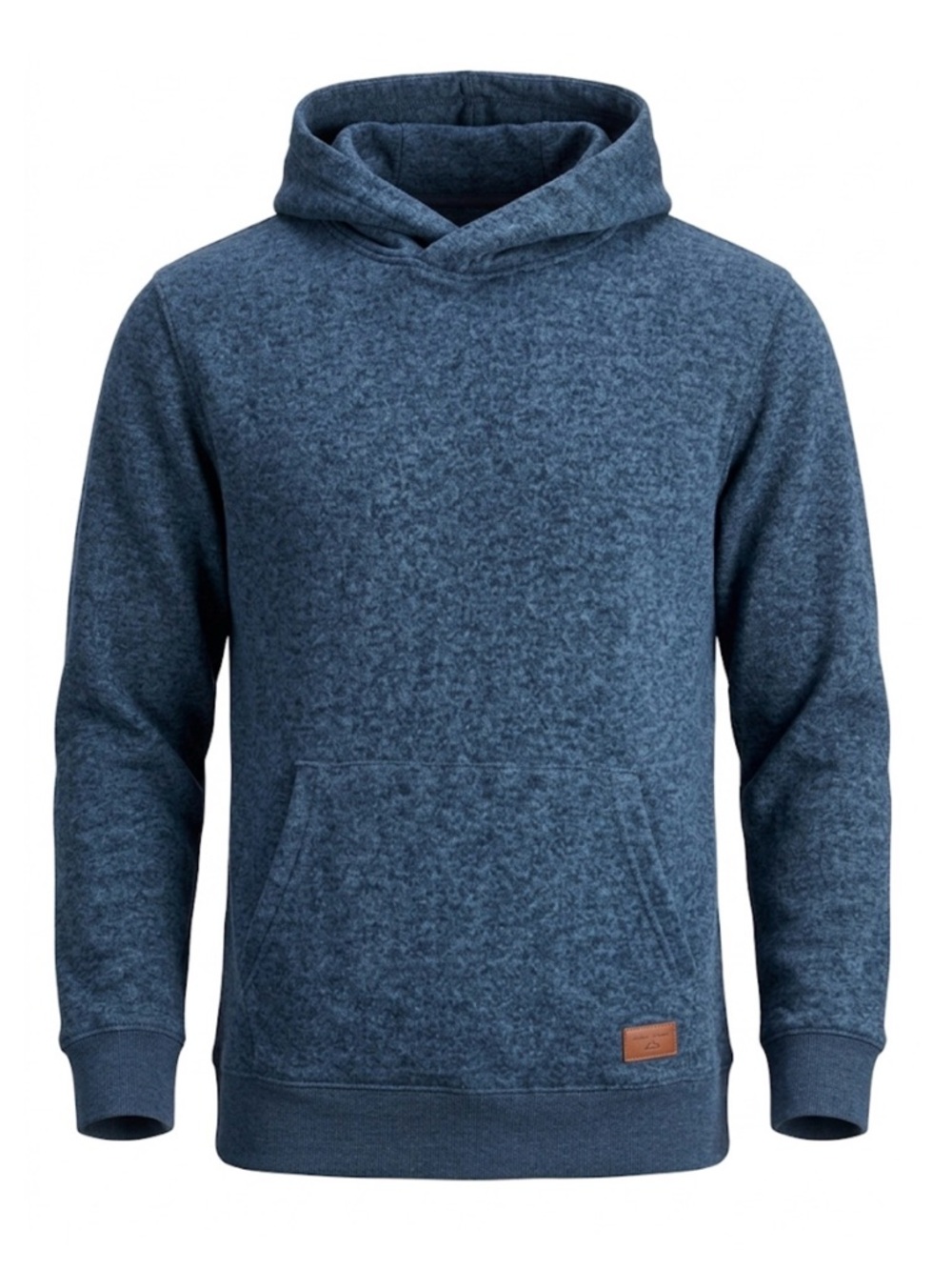 Quiksilver Men’s Blue Heathered Pullover Hoodie Size Small